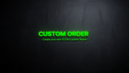 XDZNS Custom Leather Wallet