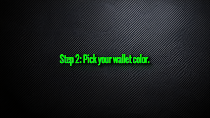 XDZNS Custom Leather Wallet